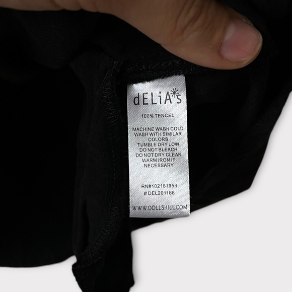 Delia’s x Dolls Kill Set Me Free Tattoo Butterfly Mini Babydoll Dress Small - Picture 5 of 8